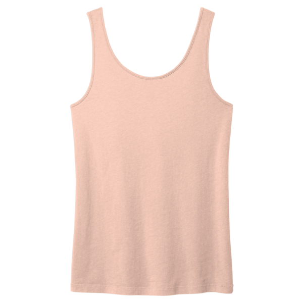 Port & Co Women's Beach Wash ® Garment Dyed Tank, Peach, Back view