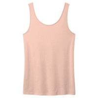 Port & Co Women's Beach Wash ® Garment Dyed Tank, Peach, Back view