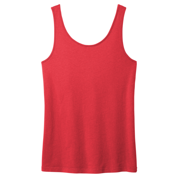 Port & Co Women's Beach Wash ® Garment Dyed Tank, Poppy, Back view