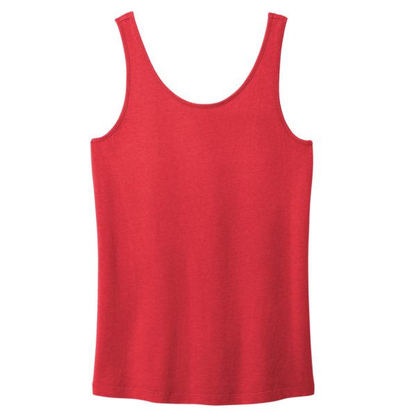 Port & Co Women's Beach Wash ® Garment Dyed Tank, Poppy, Front view