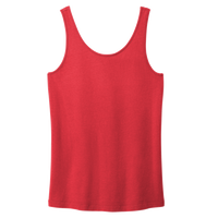 Port & Co Women's Beach Wash ® Garment Dyed Tank, Poppy, Front view