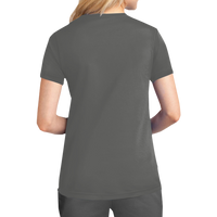 Port & Co Women's Performance Tee, Charcoal, Back view