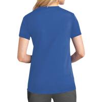 Port & Co Women's Performance Tee, Royal, Back view