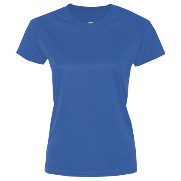 Port & Co Women's Performance Tee, Royal, Front view