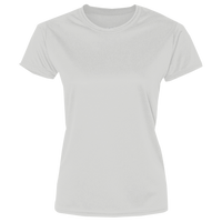 Port & Co Women's Performance Tee, Silver, Front view