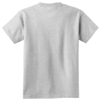Port & Co Youth Core Cotton Tee, Ash, Back view