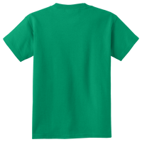 Port & Co Youth Core Cotton Tee, Kelly, Back view