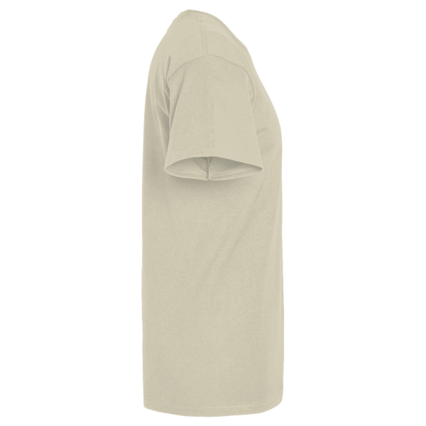 Port & Co Youth Core Cotton Tee, Natural, Right Sleeve view