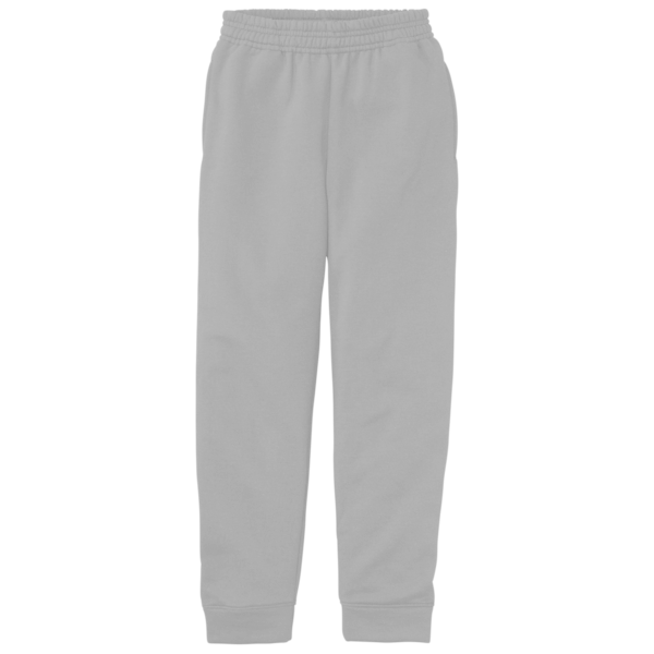 Port & Co Youth Core Fleece Jogger, Athletic Heather, Front view