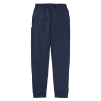 Port & Co Youth Core Fleece Jogger, Navy, Back view