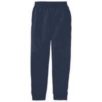 Port & Co Youth Core Fleece Jogger, Navy, Front view