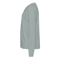 Port & Co Youth Long Sleeve Core Cotton Tee, Athletic Heather, Left Sleeve (Long) view