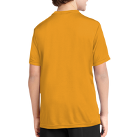 Port & Co Youth Performance Tee, Gold, Back view