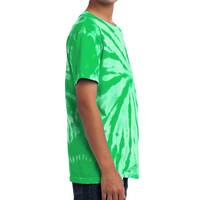 Port & Co Youth Tie Dye Tee, Kelly, Right Sleeve view