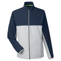 Puma Golf Men's 1st Mile Wind Jacket, Navy Blazer / High Rise, Front view