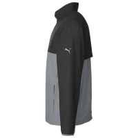 Puma Golf Men's 1st Mile Wind Jacket, Puma Black / Quiet Shade, Left Sleeve view