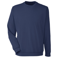 Puma Golf Men's Cloudspun Crewneck Sweatshirt, Navy Blazer Heather, Front view