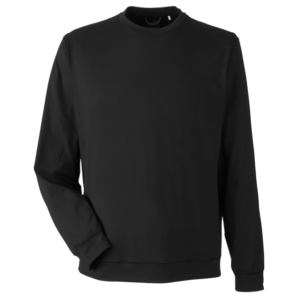 Puma Golf Men's Cloudspun Crewneck Sweatshirt, Puma Black, Front view
