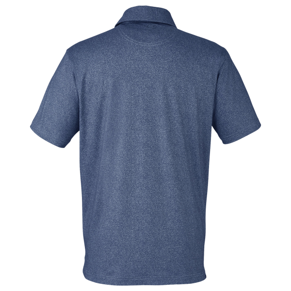 Puma Golf Men's Cloudspun Primary Polo, Evening Sky, Back view