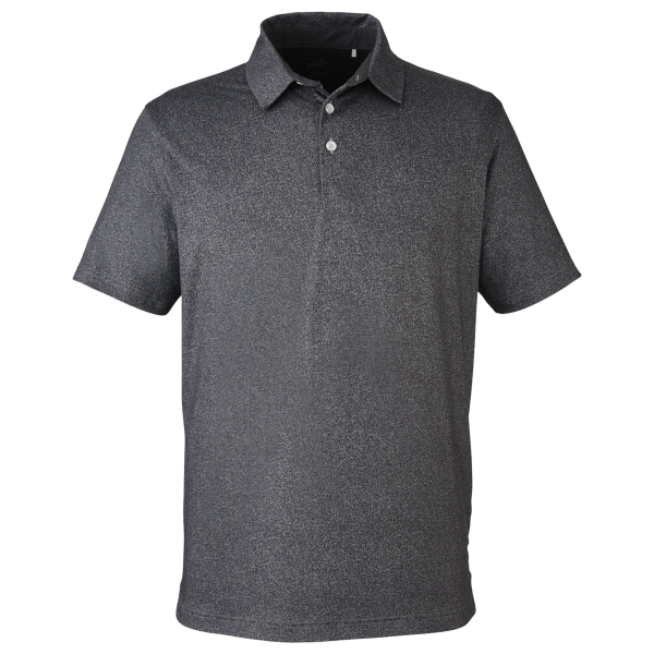 Puma Golf Men's Cloudspun Primary Polo, Puma Black, Front view