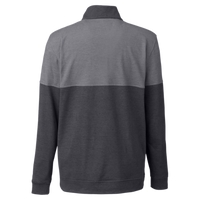 Puma Golf Men's Cloudspun Warm Up Quarter-Zip Pullover, Puma Black / Quiet Shade, Back view