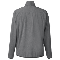 Puma Golf Men's Coastal Woven Quarter-Zip Pullover, Puma Black Heather, Back view