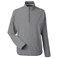 Puma Golf Men's Coastal Woven Quarter-Zip Pullover, Puma Black Heather, Front view