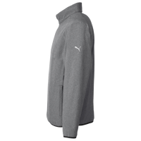 Puma Golf Men's Coastal Woven Quarter-Zip Pullover, Puma Black Heather, Left Sleeve view