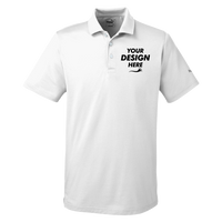 Puma Golf Men's Fusion Polo, Bright White, Front view, Mockup