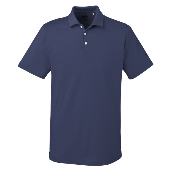Puma Golf Men's Fusion Polo, Peacoat, Front view
