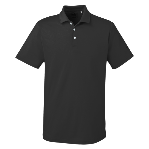 Puma Golf Men's Fusion Polo, Puma Black, Front view