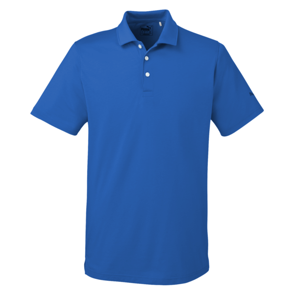 Puma Golf Men's Fusion Polo, Surf The Web, Front view