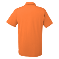 Puma Golf Men's Fusion Polo, Vibrant Orange, Back view