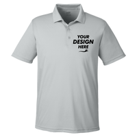Puma Golf Men's Gamer Golf Polo, High Rise, Front view, Mockup