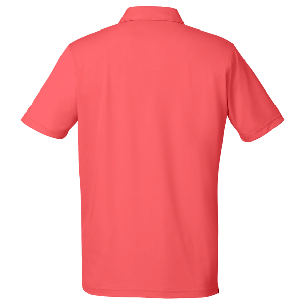 Puma Golf Men's Gamer Golf Polo, Hot Coral, Back view