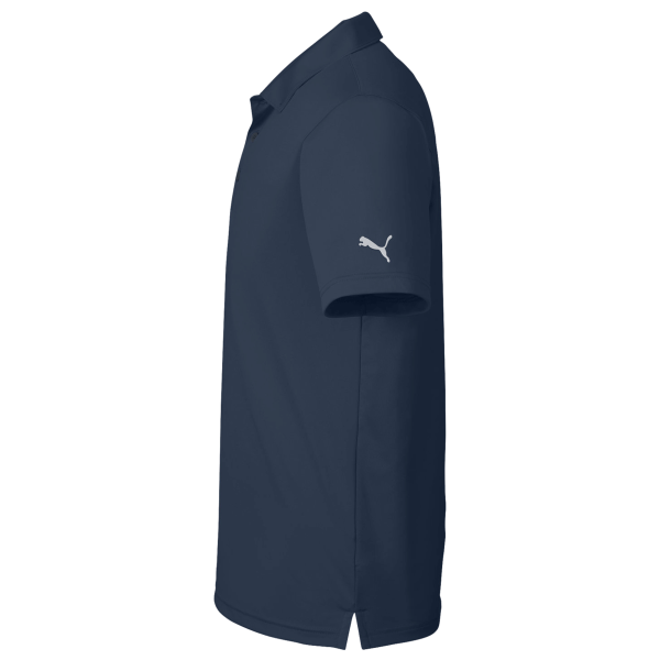 Puma Golf Men's Gamer Golf Polo, Navy Blazer, Left Sleeve view