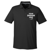 Puma Golf Men's Gamer Golf Polo, Puma Black, Front view, Mockup