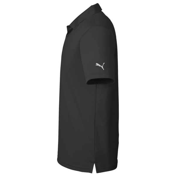Puma Golf Men's Gamer Golf Polo, Puma Black, Left Sleeve view