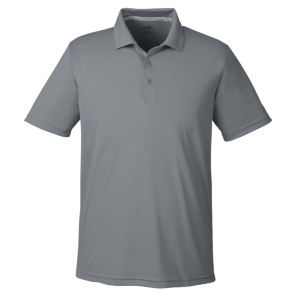 Puma Golf Men's Gamer Golf Polo, Quiet Shade, Front view