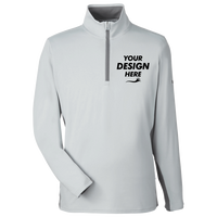 Puma Golf Men's Gamer Golf Quarter-Zip Pullover, High Rise, Front view, Mockup