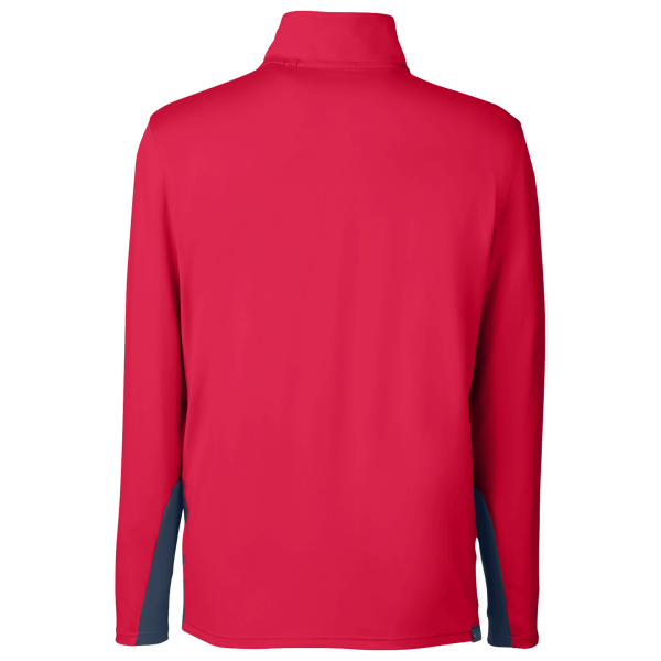 Puma Golf Men's Gamer Golf Quarter-Zip Pullover, Ski Patrol, Back view