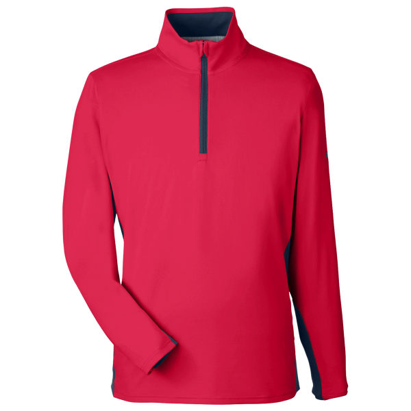 Puma Golf Men's Gamer Golf Quarter-Zip Pullover, Ski Patrol, Front view