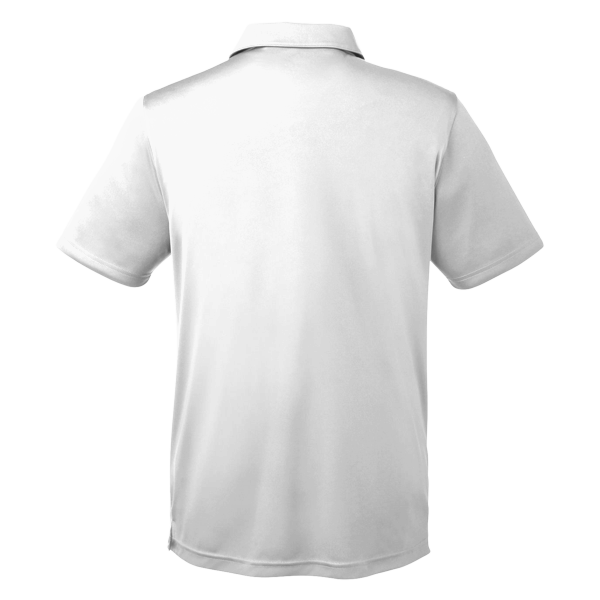 Puma Golf Men's Icon Golf Polo, Bright White / Bright White, Back view