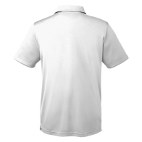 Puma Golf Men's Icon Golf Polo, Bright White / Bright White, Back view