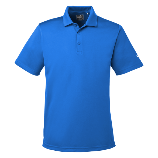 Puma Golf Men's Icon Golf Polo, Lapis Blue / Lapis Blue, Front view