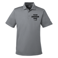 Puma Golf Men's Icon Golf Polo, Quiet Shade / Quiet Shade, Front view, Mockup