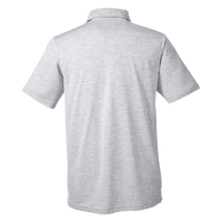 Puma Golf Men's Icon Heather Polo, Bright White, Back view