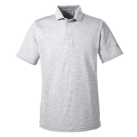 Puma Golf Men's Icon Heather Polo, Bright White, Front view