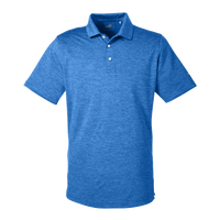 Puma Golf Men's Icon Heather Polo, Lapis Blue, Front view