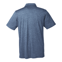 Puma Golf Men's Icon Heather Polo, Peacoat, Back view